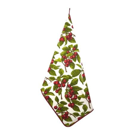 Bottaro Strofinaccio canovaccio in cotone varie fantasie cm 50x70 CHERRY