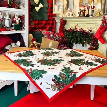 Centrotavola In Cotone Christmas