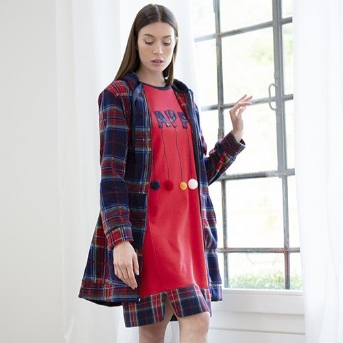 Camicia da notte MaryPlaid - immagine 3
