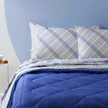 Completo lenzuola Flanella Quad Bassetti