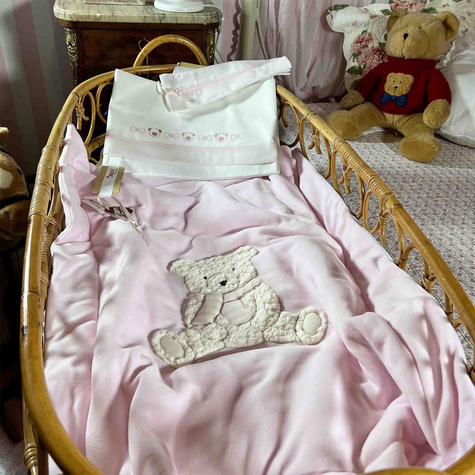 Copertina culla/carrozzina Teddy & Friends MaryPlaid - immagine 2