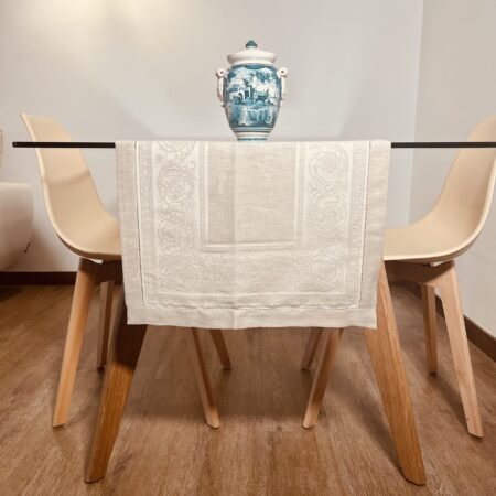 Runner Misto Lino Ornato Classico M.T.P.