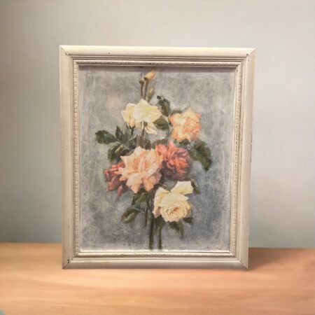 Quadro Floreale Su Legno Blanc Mariclo'
