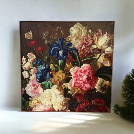 Quadro Floreale Su Tela Blanc Mariclo'