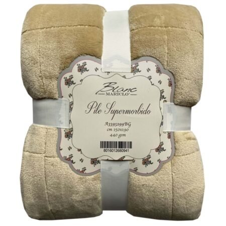 Plaid Sherpa Blanc Mariclò