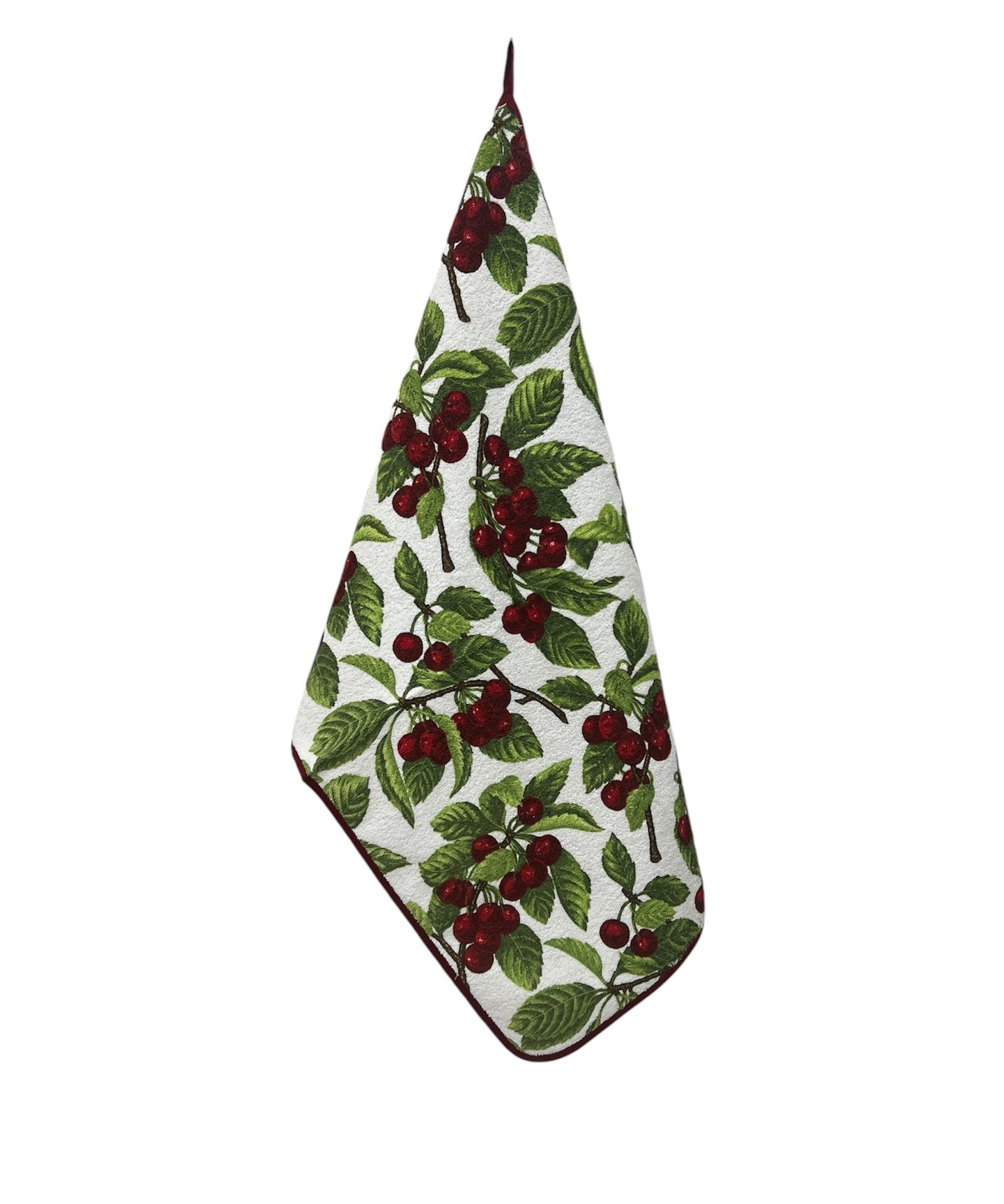 BOTTARO Strofinaccio in spugna stampata varie fantasie cm 50x70 CHERRY