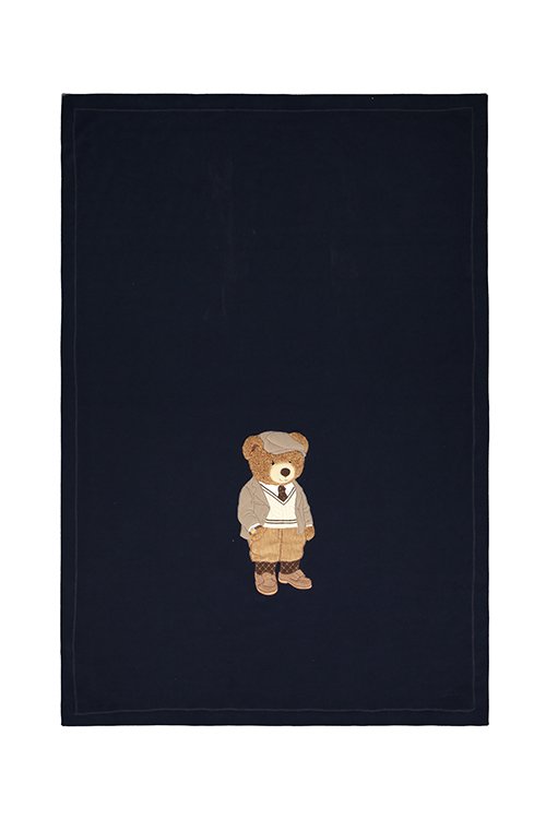 Coperta Lettino in pile con applicazione Orsetto Maryplaid cm 105x150