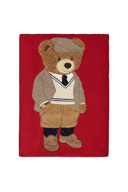 Coperta Lettino in pile con applicazione Orsetto Maryplaid cm 105x150 - immagine 4