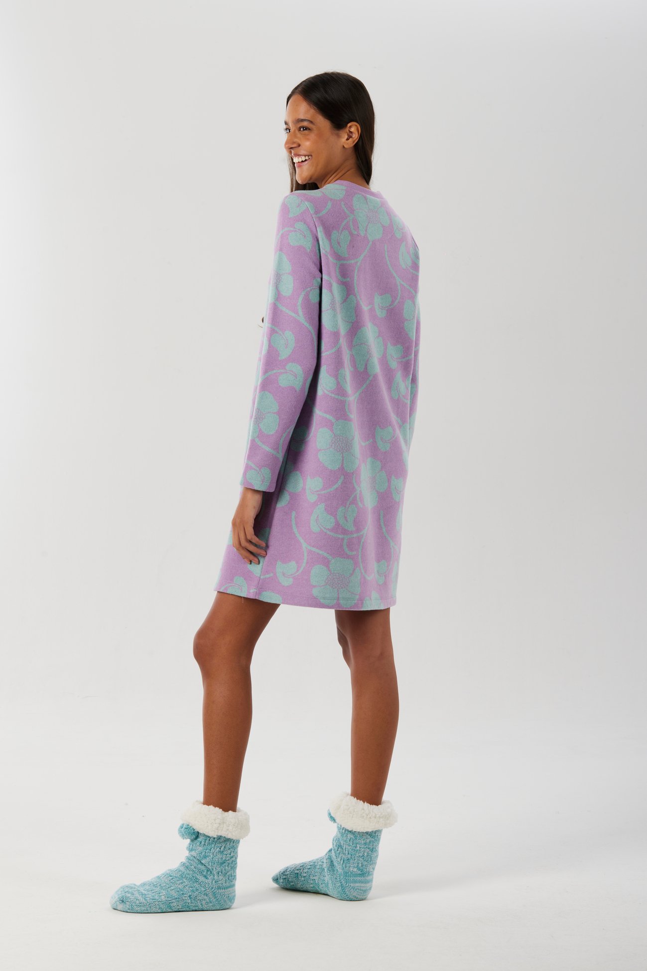 Brilliamo Camicia Da Notte Donna Invernale In Punto Milano Art. BQ877981 - immagine 2