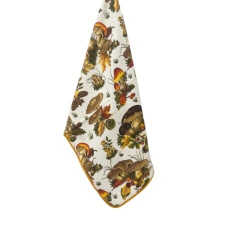 BOTTARO Strofinaccio in spugna stampata varie fantasie cm 50x70 FUNGHI