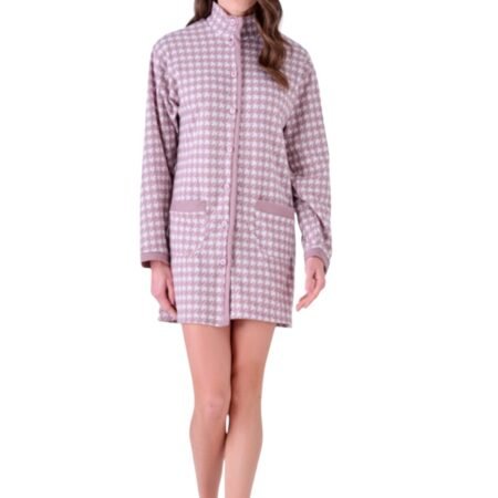 Pigiamiamoci Vestaglia Donna Invernale Punto Milano Cacao Art. 3554V
