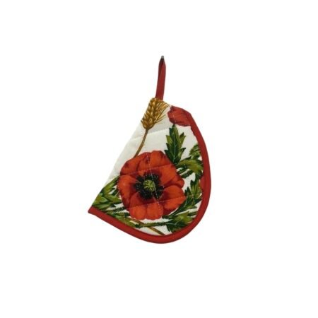 Presina a cappuccio in cotone Papaveri Bottaro