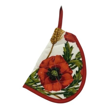 Presina a cappuccio in cotone Papaveri Bottaro