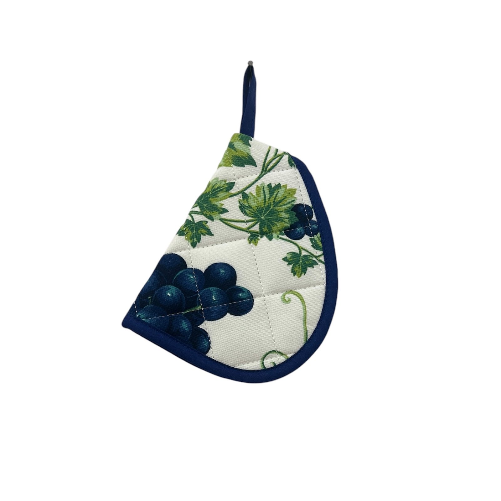 Presina a cappuccio in cotone Vite Blu Bottaro