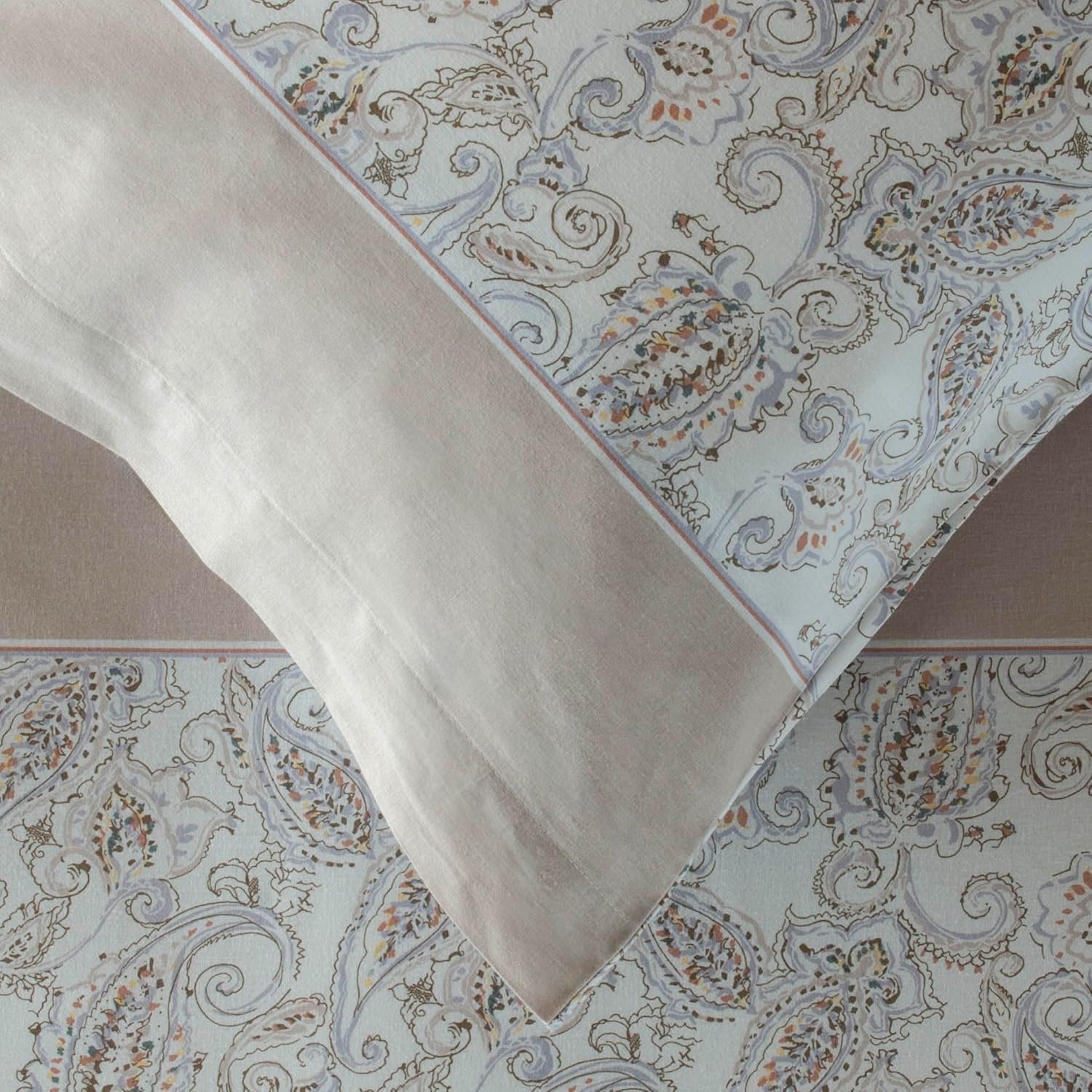 ZUCCHI Completo Lenzuola Singole Una Piazza In Caldo Cotone cm 90x200 Art. BREEZE Beige - immagine 2