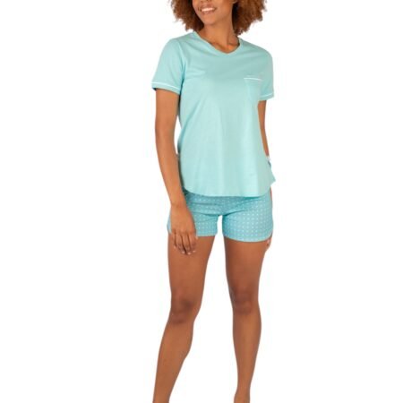 Brilliamo Pigiama Donna Estivo in 100% Cotone Serie BR475238