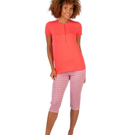 Brilliamo Pigiama Donna Estivo in Viscosa Serie BR402080