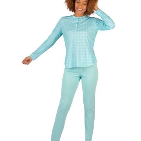 Brilliamo Pigiama Donna Estivo in 100% Cotone Serie BR475237