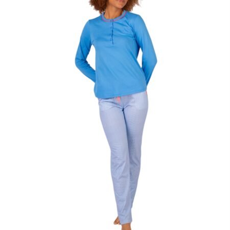 Brilliamo Pigiama Donna Estivo in 100% Cotone Serie BR475216