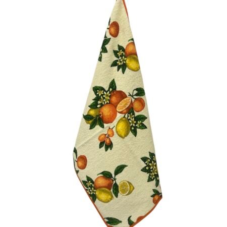 BOTTARO Strofinaccio in spugna stampata varie fantasie cm 50x70 Agrumi