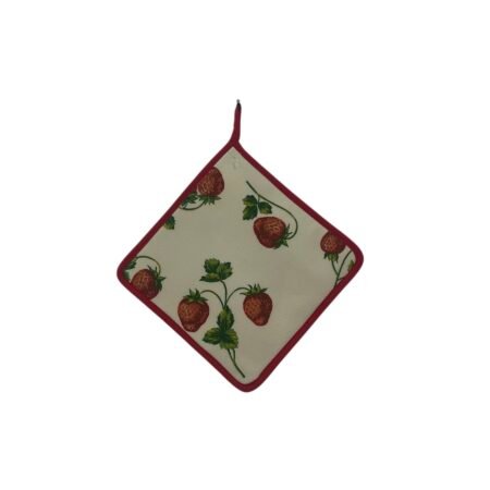 BOTTARO Presina Quadrata In Panama Di Cotone 100% FRAGOLE