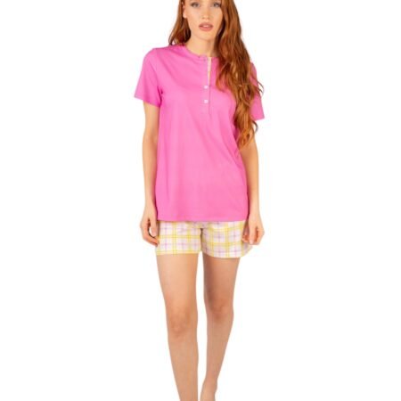 Brilliamo Linclalor Pigiama Estivo Donna Due Pezzi in Puro Cotone Art. BR475243