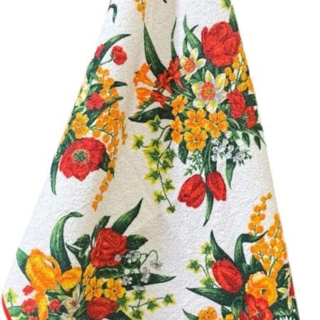 BOTTARO Strofinaccio in spugna stampata varie fantasie cm 50x70 Primavera