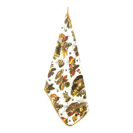 BOTTARO Strofinaccio in spugna stampata varie fantasie cm 50x70 FUNGHI