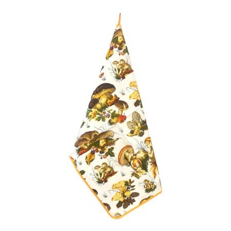 Bottaro Strofinaccio canovaccio in cotone varie fantasie cm 50x70 FUNGHI