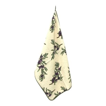 BOTTARO Strofinaccio in spugna stampata varie fantasie cm 50x70 OLIVE