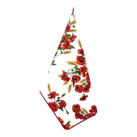 Bottaro Strofinaccio canovaccio in cotone varie fantasie cm 50x70 PAPAVERI