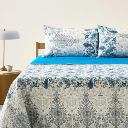 Bassetti Granfoulard Copriletto Trapuntato Matrimoniale Cotone 100% cm 265x255 Art. MONNALISA BLU