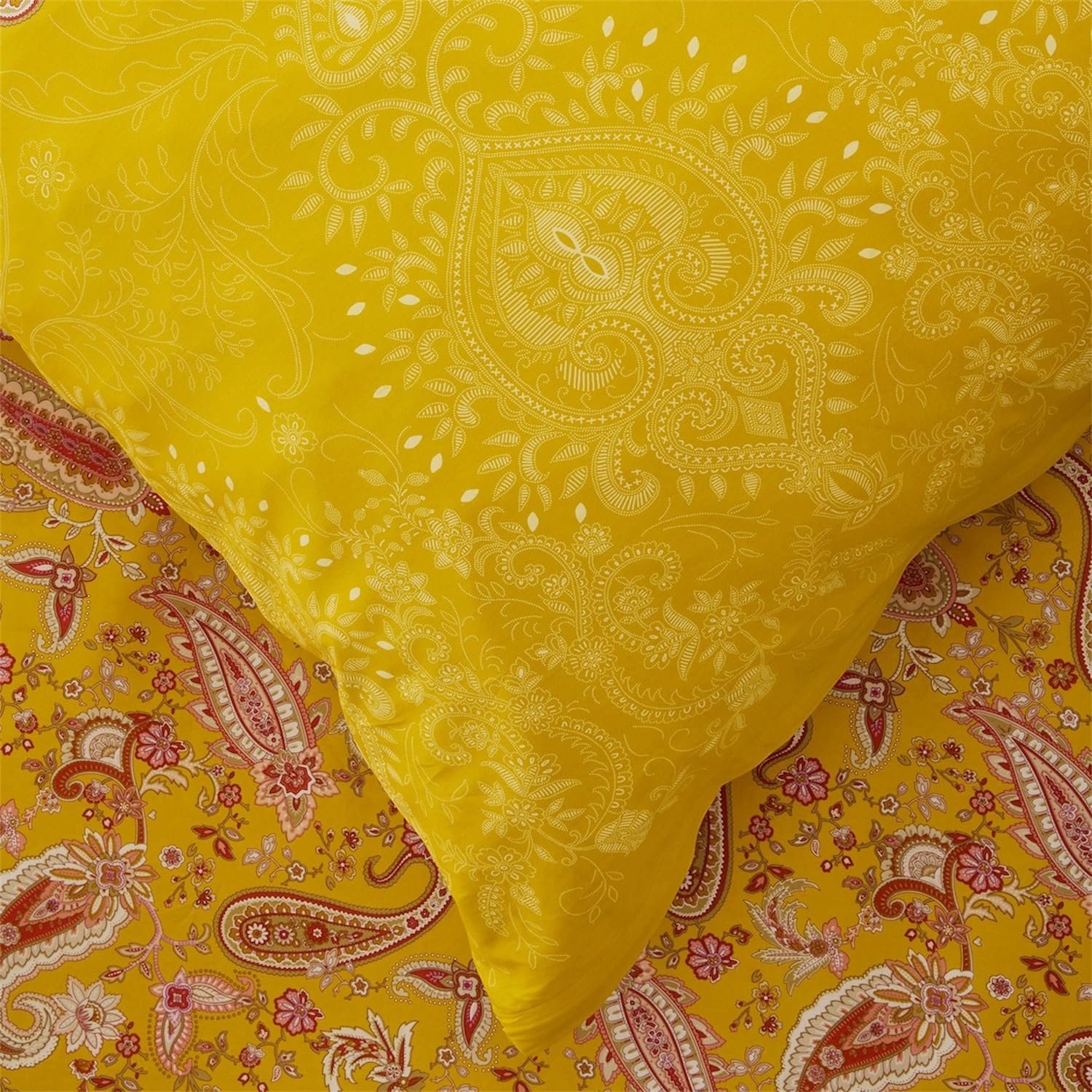 Bassetti Granfoulard Completo Copripiumino Matrimoniale In Raso di Cotone Art. MONNALISA SOLE - immagine 3