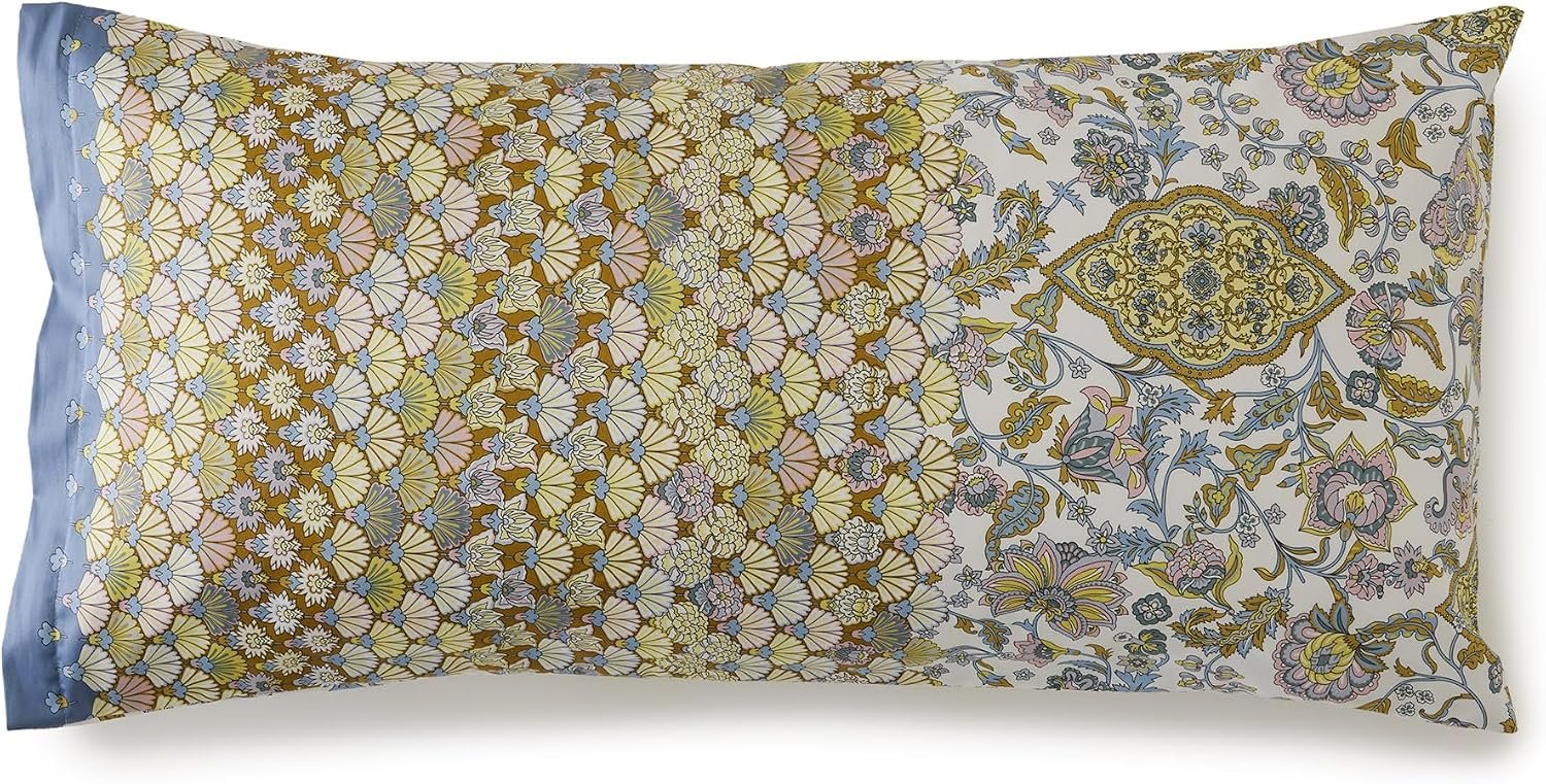 Bassetti Granfoulard Completo Letto Matrimoniale Lenzuola Raso di Puro Cotone Lenzuolo Sopra + Sotto con Angoli Maxi + 2 Federe (TIGULLIO PASTELLO) - immagine 3
