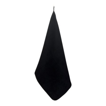 BOTTARO Strofinaccio in spugna tinta unita cm 50x70 NERO