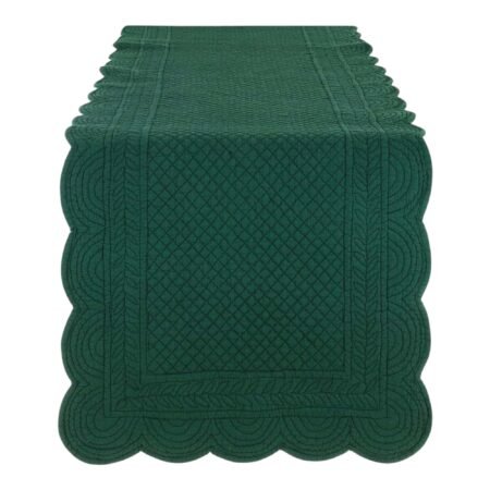 Runner striscia da tavolo rettangolare Blanc Mariclò Verde Bosco