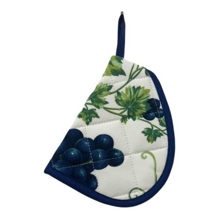 Presina a cappuccio in cotone Vite Blu Bottaro