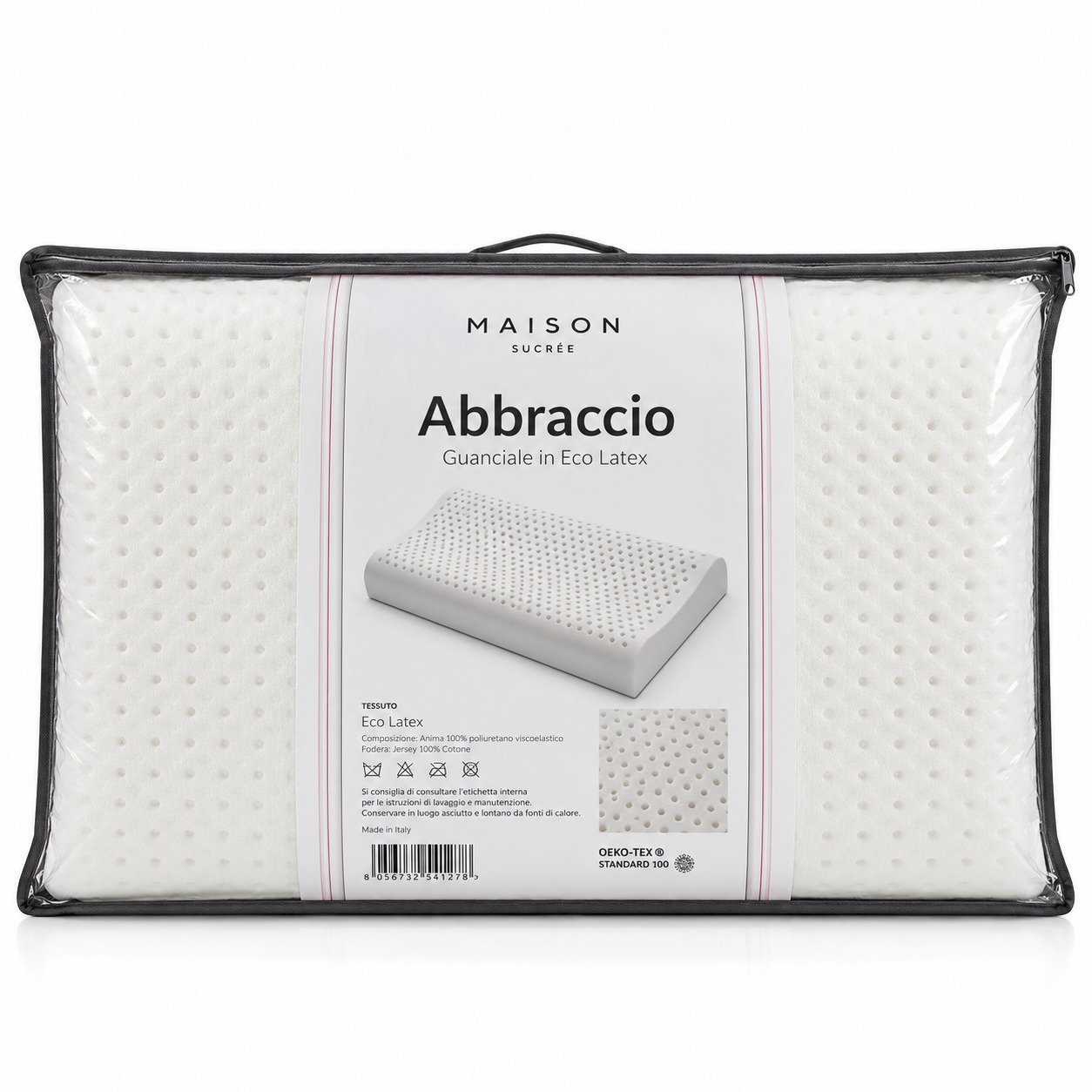 Cuscino Abbraccio in Eco Latex confezionato