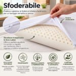 Cuscino in Eco-Latex Sfoderabile