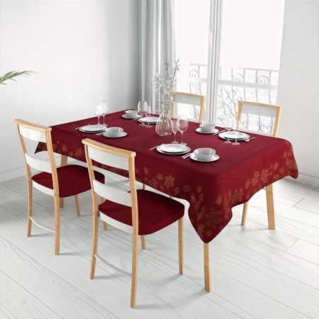 Zambaiti - Tovaglia Natalizia Gobelin 140x240 cm per 12 Persone – Elegante, Resistente, Made in Italy 7712